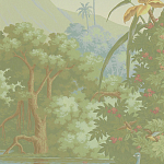 Обои ручная роспись Le Brésil Pastel варинант исполнения - 2 | Loft Concept в Казани