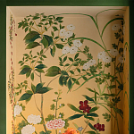 Обои ручная роспись Four Seasons Original colourway on painted Xuan paper with gold ombre варинант исполнения - 1 | Loft Concept в Казани