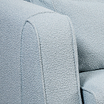 Диван Seldon с мягкими подушками голубое букле варинант исполнения - 2 | Loft Concept в Казани