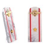 Сувенир Погон МВД из натурального камня мрамор Souvenir Epaulets варинант исполнения - 5 | Loft Concept в Казани