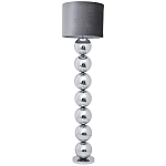 Торшер с основанием в виде металлических сфер Balance Floor Lamp Chrome варинант исполнения - 1 | Loft Concept в Казани