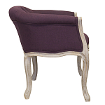 Кресло низкое в стиле прованс Louis French Armchair violet flax варинант исполнения - 1 | Loft Concept в Казани