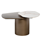 Столик журнальный Promontory с мрамором варинант исполнения - 1 | Loft Concept в Казани