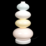 Настольная лампа из стеклянных сфер в пастельных тонах Высота 40 см Pastel Lunaria варинант исполнения - 1 | Loft Concept в Казани