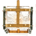 Люстра прямоугольная из толстого литого стекла Cast Glass варинант исполнения - 4 | Loft Concept в Казани