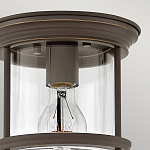 Потолочный светильник для ванных комнат со стеклянным плафоном и одной лампой Hinkley варинант исполнения - 10 | Loft Concept в Казани