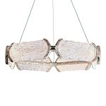 Люстра кольцевая с текстурным природным рисунком IceFlame варинант исполнения - 9 | Loft Concept в Казани