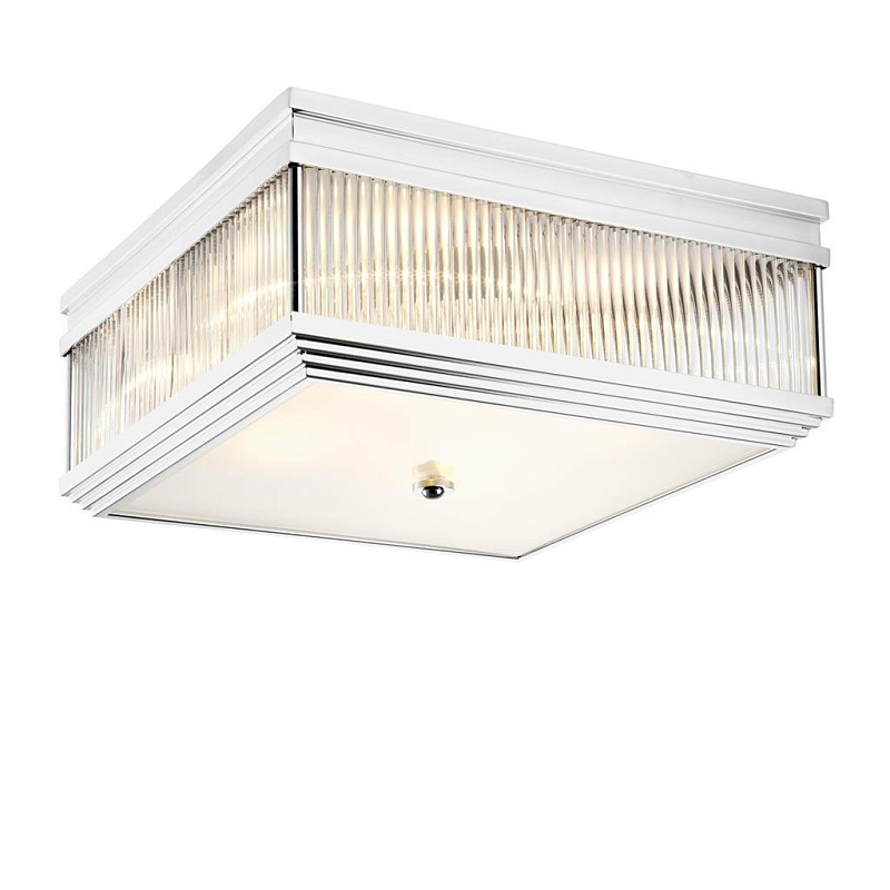 Потолочный светильник Ceiling Lamp Marly Nickel Никель Прозрачное Стекло Потолочный светильник Ceiling Lamp Marly Nickel Никель Прозрачное Стекло в Казани | Loft Concept