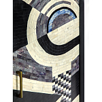 Буфет в гостиную с инкрустацией  Bone Inlay sideboard - 2 doors варинант исполнения - 4 | Loft Concept в Казани