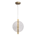 Подвесной светильник с круглым стеклянным плафоном Gingham варинант исполнения - 4 | Loft Concept в Казани