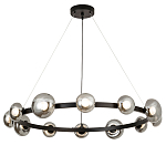 Светодиодная кольцевая люстра IONA Сhandelier black варинант исполнения - 4 | Loft Concept в Казани