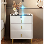 Умная прикроватная тумбочка c зарядкой для телефона Smart Furniture варинант исполнения - 2 | Loft Concept в Казани