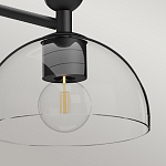 Люстра с 3-мя прозрачными полусферическими плафонами из стекла Alora Mood варинант исполнения - 9 | Loft Concept в Казани