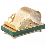 Подставка для телефона из натурального камня малахит Natural Stone Stand варинант исполнения - 2 | Loft Concept в Казани