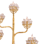 Бра золотое в виде растения Golden Flower Glade варинант исполнения - 1 | Loft Concept в Казани