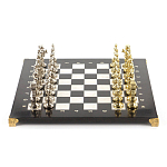 Шахматы Ренессанс с доской из натурального мрамора Decorative Thematic Chess варинант исполнения - 1 | Loft Concept в Казани