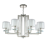 Люстра с 8-ю цилиндрическими плафонами из стекла Laurent варинант исполнения - 7 | Loft Concept в Казани