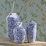 Ваза с синим цветочным узором Blue & White Ornament  варинант исполнения - 4 | Loft Concept в Казани