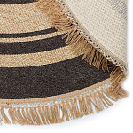 Ковер из комбинированного состава с узором Circles of goodness варинант исполнения - 4 | Loft Concept в Казани