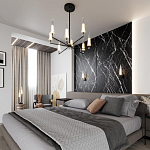 Люстра с прозрачными плафонами из стекла Umbrella варинант исполнения - 5 | Loft Concept в Казани