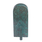 Часы подарочные погон полковник МВД из натурального камня Змеевик Military Clock варинант исполнения - 3 | Loft Concept в Казани