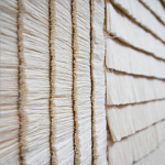 Большое Панно Абстракция белые нити Huipil Wall Hanging варинант исполнения - 2 | Loft Concept в Казани