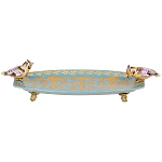 Блюдо фарфоровое Экзотические птички Vivole варинант исполнения - 1 | Loft Concept в Казани