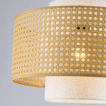 Торшер с декоративным поясом из плетеного бамбука Biuloggicu варинант исполнения - 8 | Loft Concept в Казани