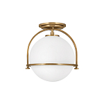 Потолочный светильник с плафоном в форме белого матового шара Hinkley варинант исполнения - 13 | Loft Concept в Казани