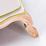 Кресло из натурального бука золотистое с изображением птиц и цветов Blooming Birds варинант исполнения - 3 | Loft Concept в Казани