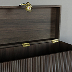 Большой дизайнерский Сундук Elsa Dreams Walnut варинант исполнения - 3 | Loft Concept в Казани