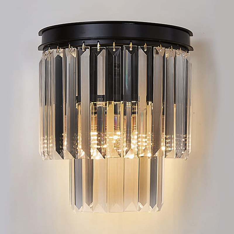 Бра Odeon Smok and Amber crystal  Янтарь (Amber) Стекло Смок в Казани | Loft Concept 