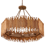 Люстра с абажуром из ротанга Wicker Furniture варинант исполнения - 3 | Loft Concept в Казани