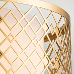 Потолочный светильник золотого цвета с каркасом в виде геометрических ромбов Elstead Lighting варинант исполнения - 4 | Loft Concept в Казани