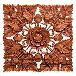 Панно из дерева квадратное Novala Panel With Trees варинант исполнения - 1 | Loft Concept в Казани