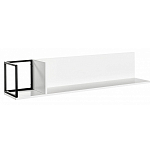 Полка навесная белая открытая Strict Lines  варинант исполнения - 3 | Loft Concept в Казани