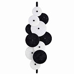 Бра светодиодное из черно-белых дисков Contrast Sample варинант исполнения - 4 | Loft Concept в Казани