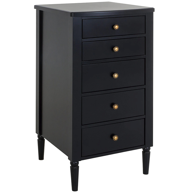 Комод с ящиками Amsterdam Черный в Казани | Loft Concept 