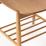 Приставной стол из массива дуба Reyer Side Table варинант исполнения - 3 | Loft Concept в Казани