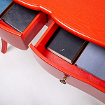 Консоль с выдвижными ящиками Colorfy Red варинант исполнения - 5 | Loft Concept в Казани