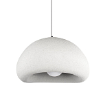 Подвесной светильник с куполообразным белым фактурным абажуром Sergey Makhno варинант исполнения - 1 | Loft Concept в Казани