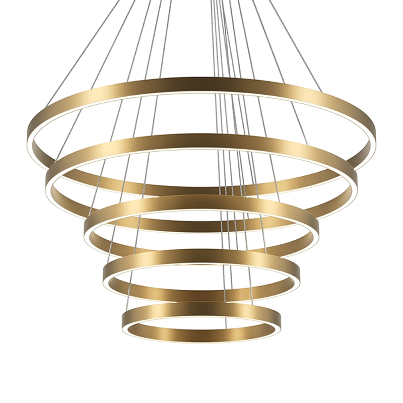 Люстра подвесная Rim 2600-3500К Латунь в Казани | Loft Concept 