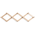 Настенная деревянная раздвижная вешалка Larson Wood Hanger варинант исполнения - 5 | Loft Concept в Казани