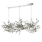 Люстра подвесная из трех частей с металлическими круглыми элементами Terzani Argent варинант исполнения - 7 | Loft Concept в Казани