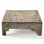 Кофейный стол Carved Сoffee table ручная резьба по дереву варинант исполнения - 1 | Loft Concept в Казани