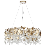 Люстра с декоративными подвесками из прозрачного стекла в форме монеток FAIRYTREE Light варинант исполнения - 10 | Loft Concept в Казани