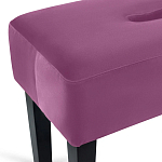 Мягкий  пуф на черных ножках Winton Pouf варинант исполнения - 18 | Loft Concept в Казани