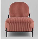 Кресло Стоун велюр рельефный коралловый варинант исполнения - 4 | Loft Concept в Казани