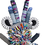 Кукла из джинсы Rusalka Upcycling варинант исполнения - 2 | Loft Concept в Казани