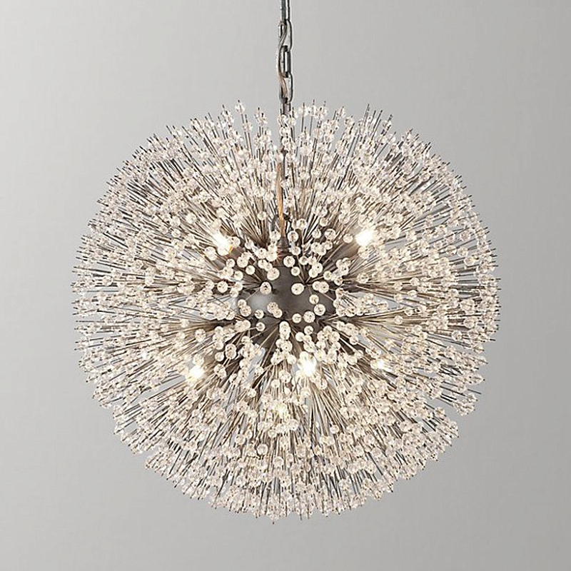 Люстра Dandelion Chandelier Серебряный в Казани | Loft Concept 